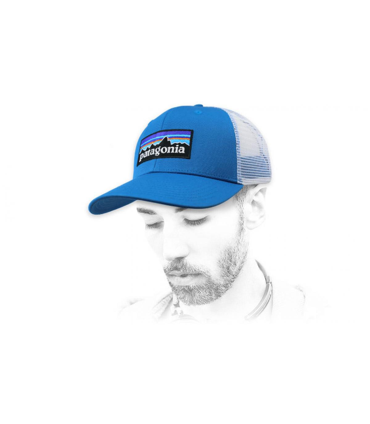 Light blue patagonia shop hat